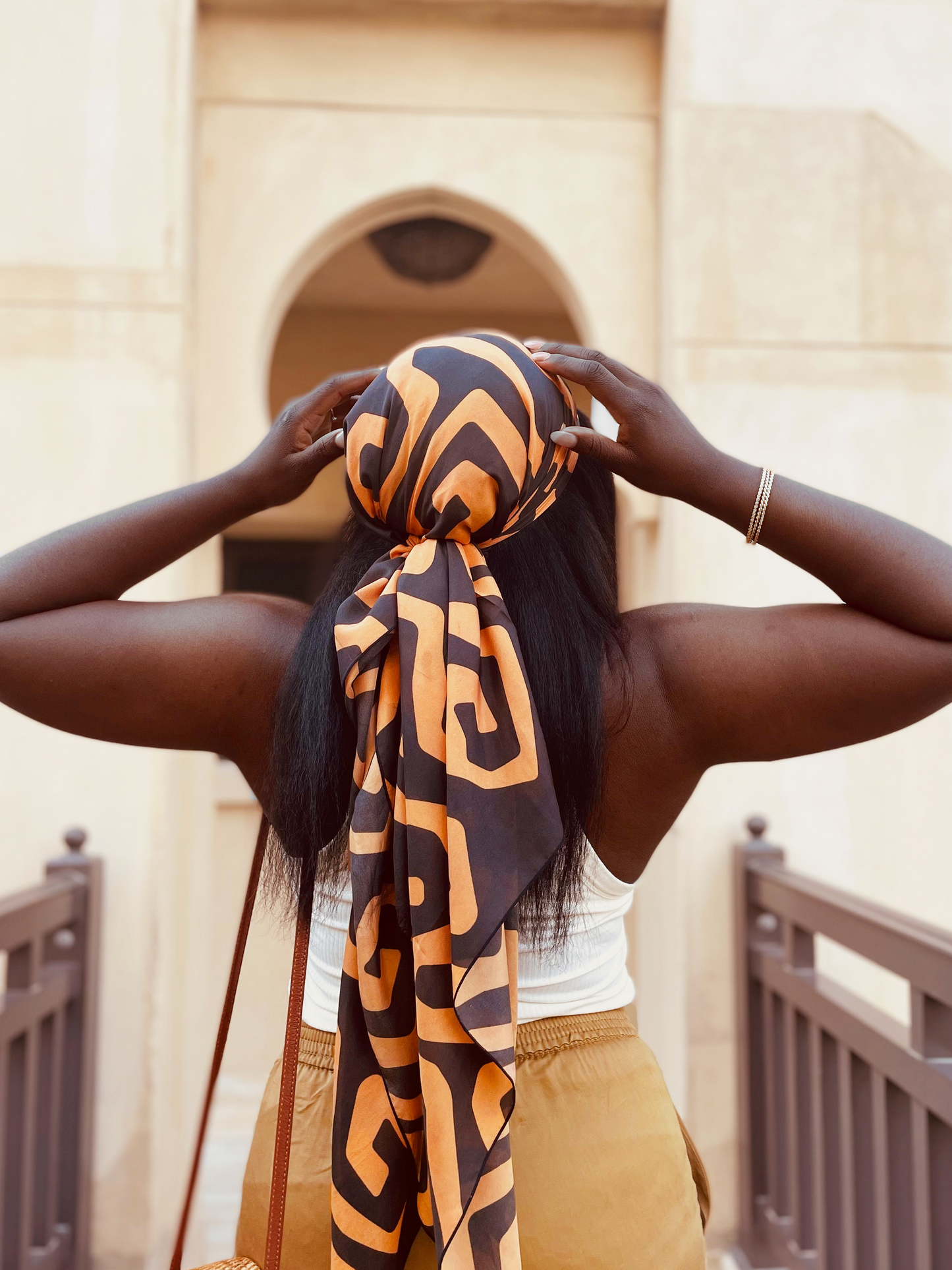 BALIMAYA PRINT SILK SCARF