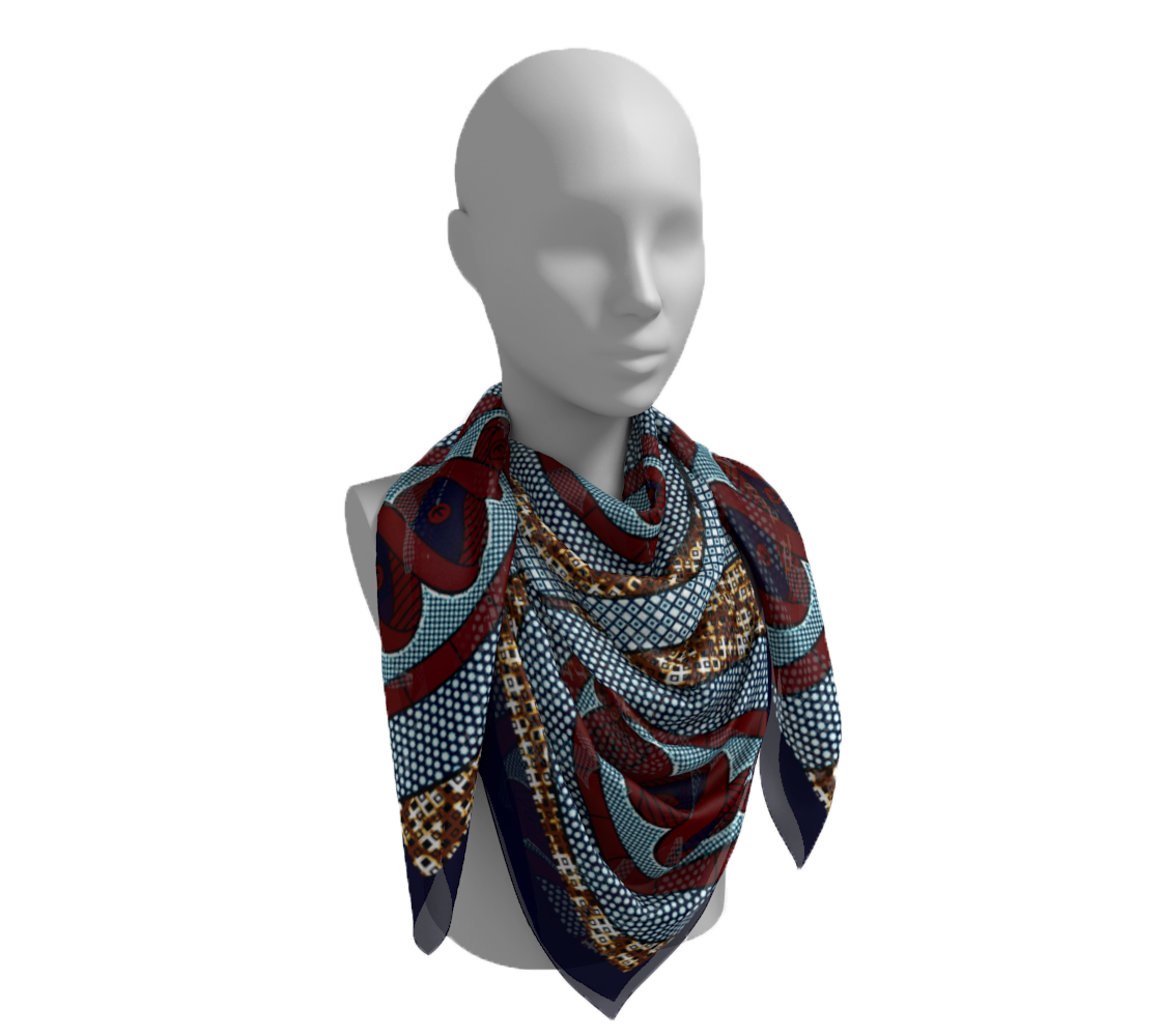 AJÉ PRINT SILK SCARF