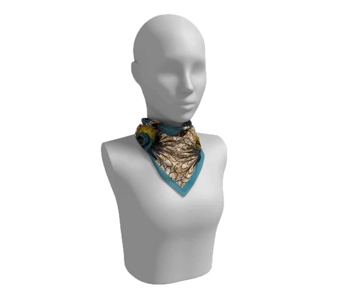 EWIEM PRINT SILK SCARF