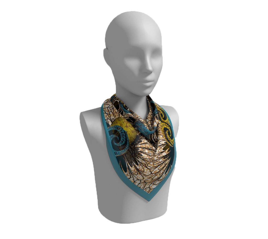 EWIEM PRINT SILK SCARF
